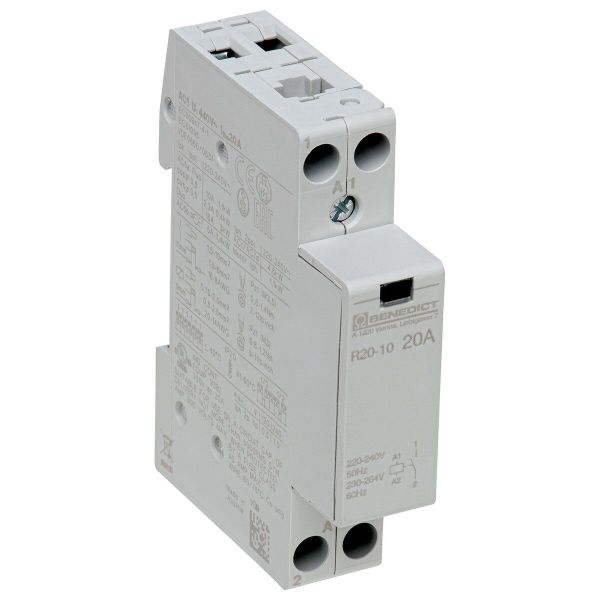 Контактор R20-10 20А 1NO 230В 50Hz (17398)