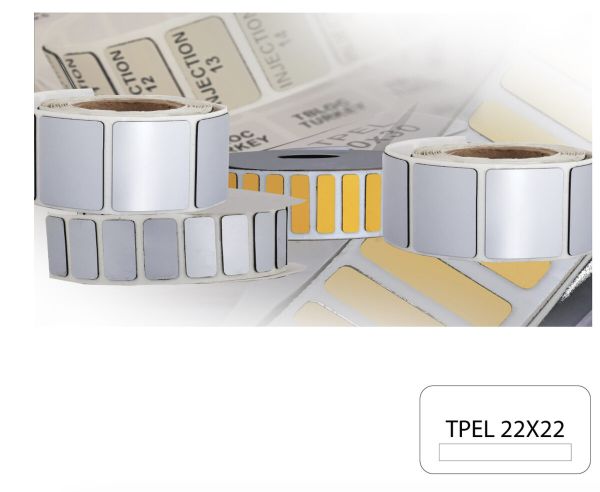 Товсте маркування обладнання TPEL 22x22 Біла