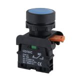 Кнопка без фіксації TBLOC синя PSR-1O (1NO)