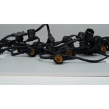 50м Гирлянда "Белт-лайт" CL50-50 230V,100*Е27 шаг 50см, 50м+1,5м шнур, Черный IP65