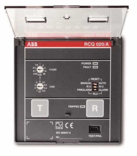 Щитове реле струм витоку RCQ020/A RELAY 115-230Vac NO TOR