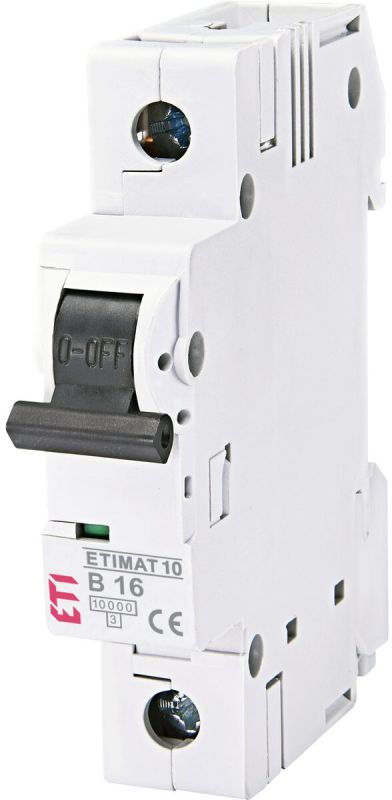 Автом. вимикач 16А B 1P 10kA ETIMAT 10 (2121716)