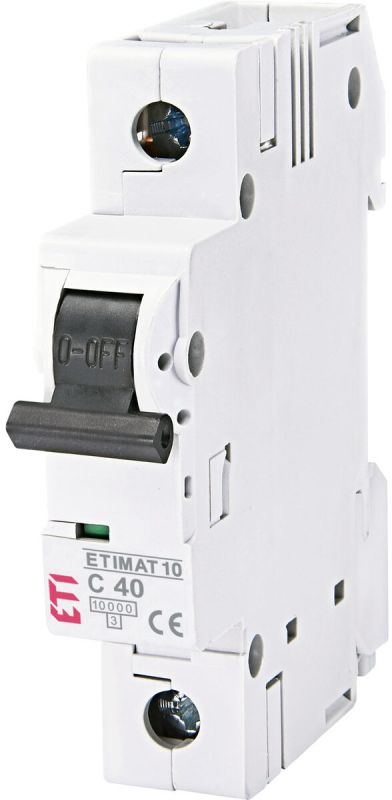 Автом. вимикач 40А C 1P 10kA ETIMAT 10 (2131720)