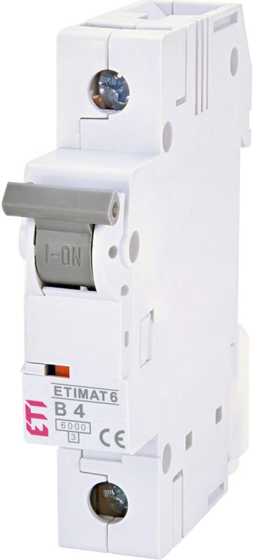 Автом. вимикач 4А B 1P 6kA ETIMAT 6 (2111511)