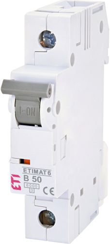 Автоматический выключатель 50А B 1P 6kA ETIMAT 6 (2111521)