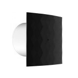 Побутовий осьовий вентилятор Black&White 120 S Black чорний