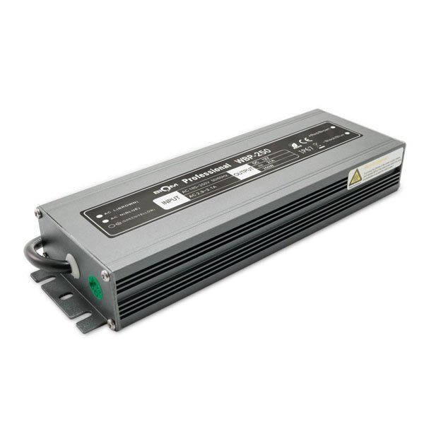 Блок живлення BIOM 12В 250Вт 20А IP67 WBP-250 Slim мет. герм.