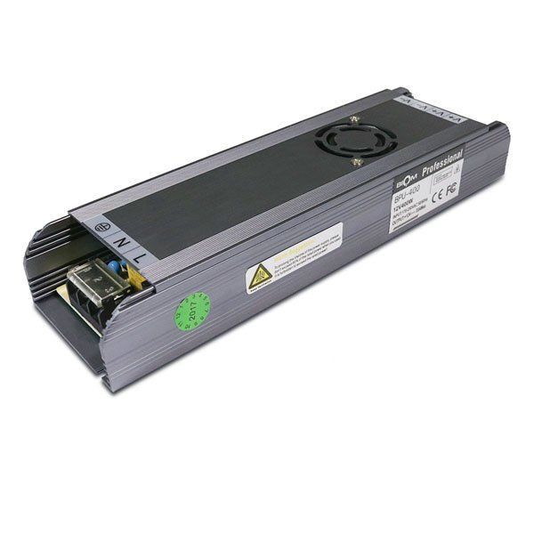 Блок живлення BIOM 12В 400Вт 33А IP20 BPU-400 Slim мет. перф.