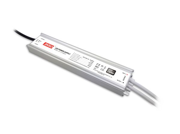 Блок живлення імпульсний JINBO Slim 150W 12V (IP67, 12.5А) Series "JLV"