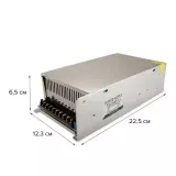Блок питания 12В 500Вт 41А IP20 TR-500-12 металлический перфорированный корпус