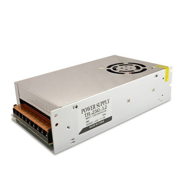 Блок живлення BIOM 12В 250Вт 20А IP20 TR-250-12 мет. перф.