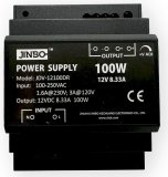Блок питания 12В 100Вт 8,33А IP33 JDV-12100DR на DIN рейку