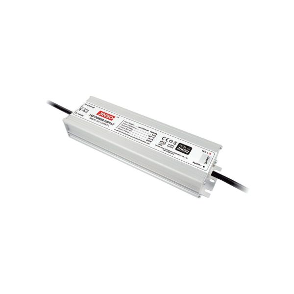 Блок живлення JINBO 12В 200Вт 16,67А IP67 JLV-12200KA-L мет. герм.