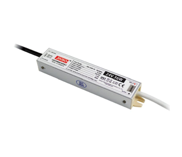 Блок питания 12В 36Вт 3А IP67 JLV-12036KA-W металлический корпус