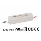 Блок живлення MEAN WELL 12В 36Вт 3А IP67 LPV-35-12 пласт. герм.