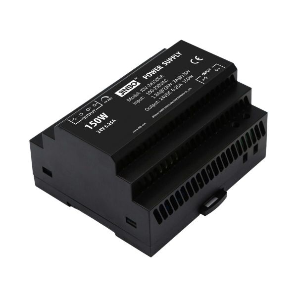 Блок живлення JINBO 24В 150Вт 6,25А IP33 JDV-24150DR на DIN рейку