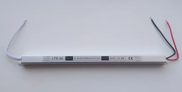 Блок живлення LT 24В 48Вт 2А IP20 LTR-48-24 Stick алюм.