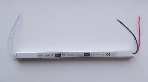 Блок живлення LT 24В 72Вт 3А IP20 LTR-72-24 Stick алюм.