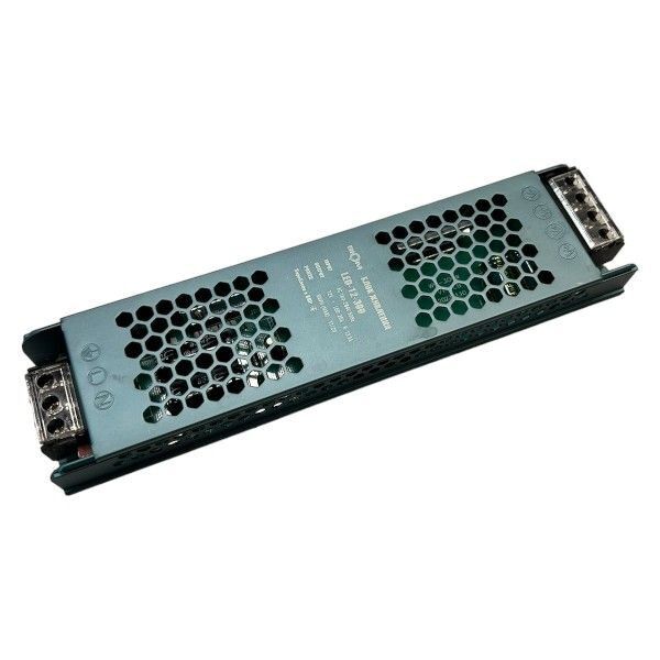 Блок живлення BIOM 12В 300Вт 25А IP20 LED-12-300 Slim мет. перф.
