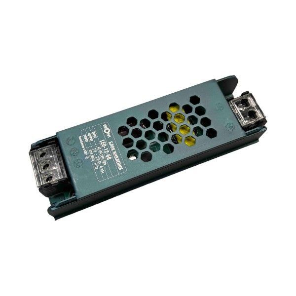 Блок живлення BIOM 12В 60Вт 5А IP20 LED-12-60 Slim мет. перф.