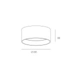 Skarlat RDLC79032 20W BK 3000K