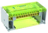 Чотириполюсний розподільний блок TEKNOMEGA RPQ 160-11 на 160А, 11 виходів