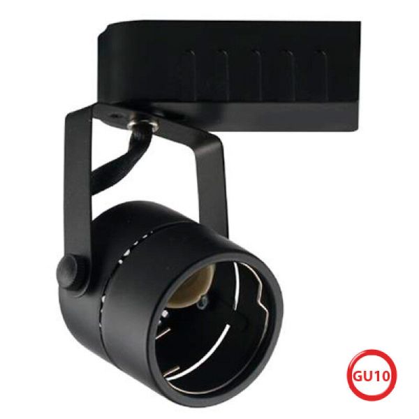 Трековый светильник DAKAR MR16 GU10 220-240V Черный круглый