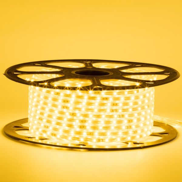Лед стрічка AVT 220В 2835-48 5,5Вт 12-Y Жовтий IP65