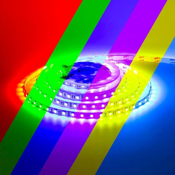 Лед стрічка AVT 24В 5050-60 8Вт RGB IP20