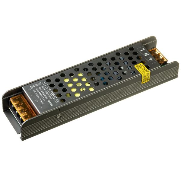 Блок живлення AVT 12В 150Вт 12,5А IP20 Slim мет. перф.