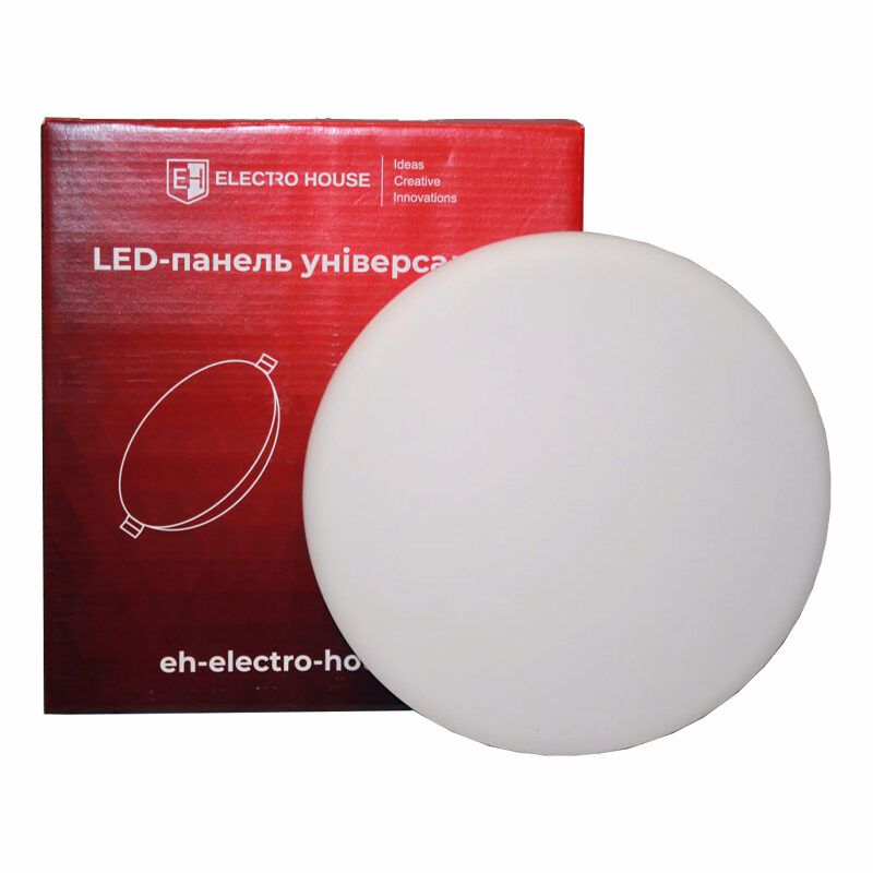 LED панель універсальна кругла ?220 мм 32Вт, нейтральний білий 4000К, 3200 Лм