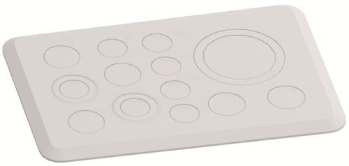 TZ102 Фланець 1хM63/50, 2хM32/20, 5хМ25, 5хМ20