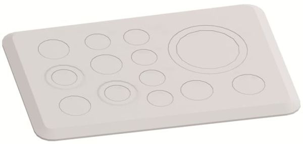 TZ102 Фланець 1хM63/50, 2хM32/20, 5хМ25, 5хМ20