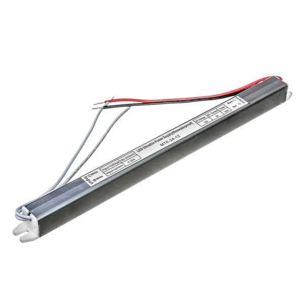 Блок живлення MTK 12В 24Вт 2А IP20 MTK-24-12 Stick №1 мет.