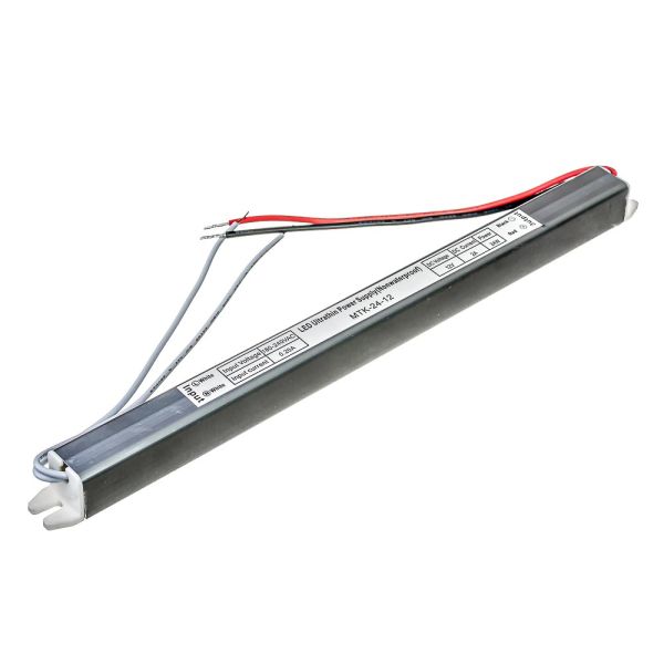 Блок живлення MTK 12В 24Вт 2А IP20 MTK-24-12 Stick №1 мет.