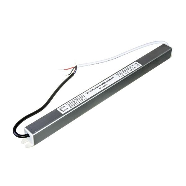 Блок живлення MTK 12В 60Вт 5А IP20 MTK-60-12 SLIM №1 мет.