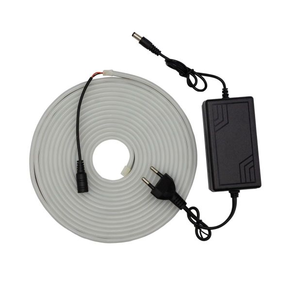 Готовий набір неонової стрічки PROLUM™ 12V; 6x12; 5M; Тепло-білий