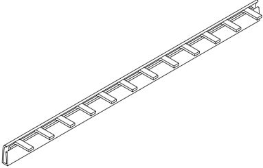 Гребінчаста шина живлення Pollmann PIN S-1L-210/10 iso, 10мм2, 1 полюс, 12мод.