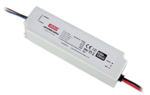 Блок живлення JINBO 12В 100Вт 8,33А IP67 JLV-12100PA пласт. герм.
