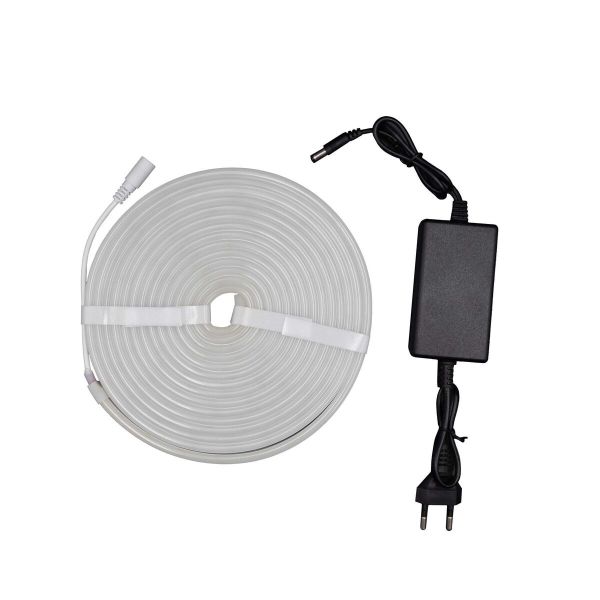 Готовий набір неонової стрічки PROLUM™ 12V; 6x12; 5M; Білий