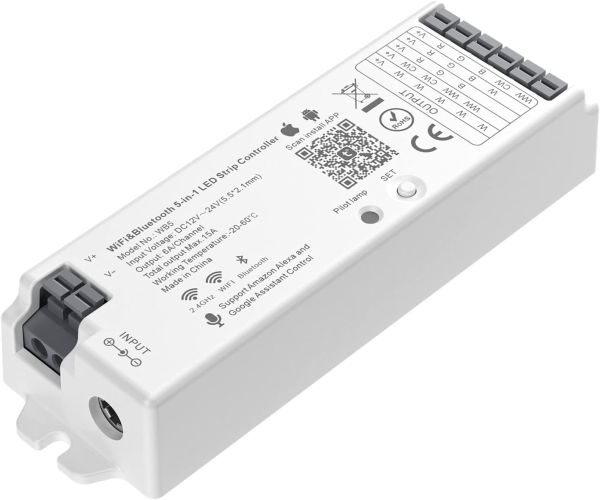 Контролер керування універсальний PROLUM 5in1; Wi-Fi; TUYA; 15A; Series: HomeLink