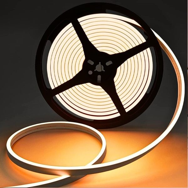 Світлодіодний неон PROLUM™ 4x10, IP68, 12V, Series "LT", Тепло-Білий, PRO