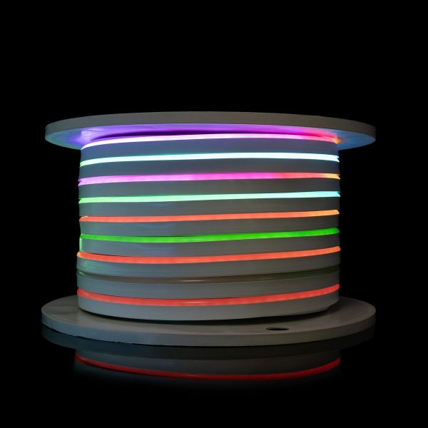 Світлодіодний неон PROLUM™ 8x16, 12V, Series "SF", RGB FULL COLOR , PRO