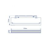Магнитный трековый светильник FERON MGN306 12W 4000К Черный