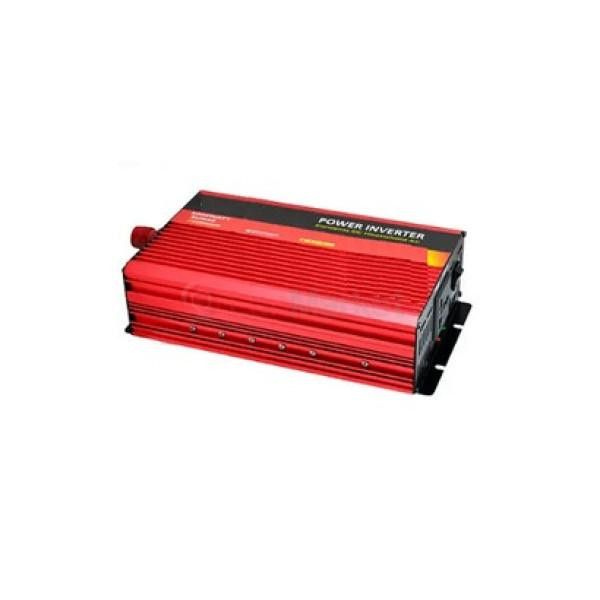 Інвертор напруги Wm-1000(600Вт), 12/220 з апроксимованою синусоїдою, 1 універсальна розетка, клем