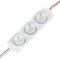 Светодиодный модуль кластер 12В BRT XG6 3030-3led W 3Вт Белый Холодный 7000K IP65 линза 3 бочки