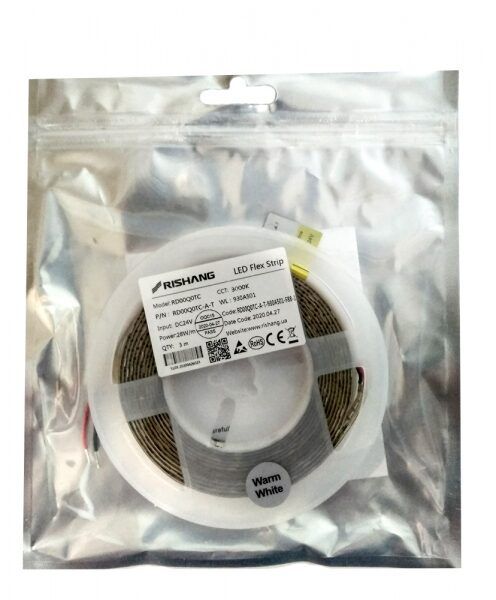 LED лента 24В 2835-240 28Вт 2465Лм RD00Q0TC-A-T 3000K CRI80 IP20
