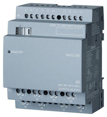 6ED1055-1FB10-0BA2 Дискретний модуль розширення LOGO! DM16 230R