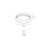 Skarlat RDL73033 20W BK 3000K
