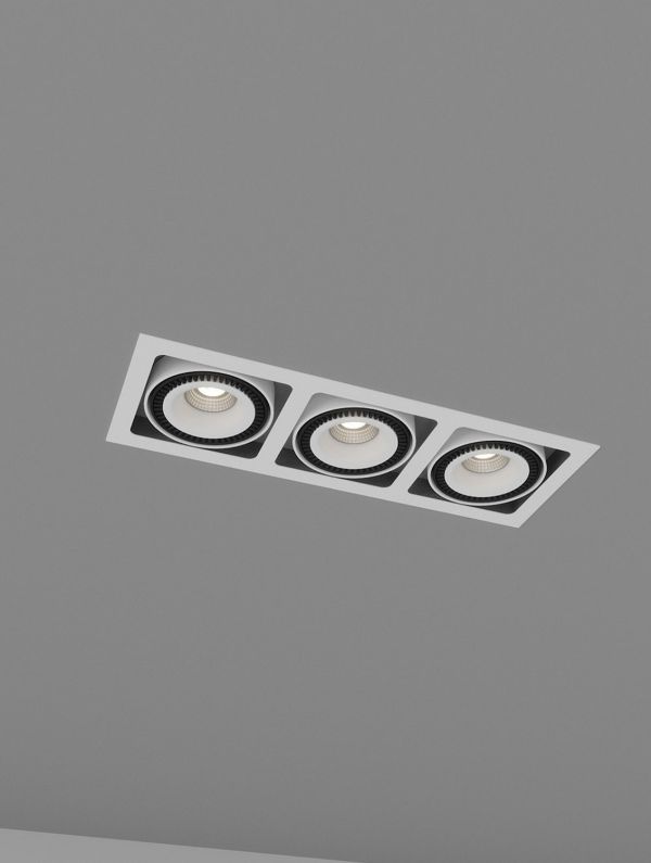 Skarlat RGL7116-3 3х18W WH+BK 4000K